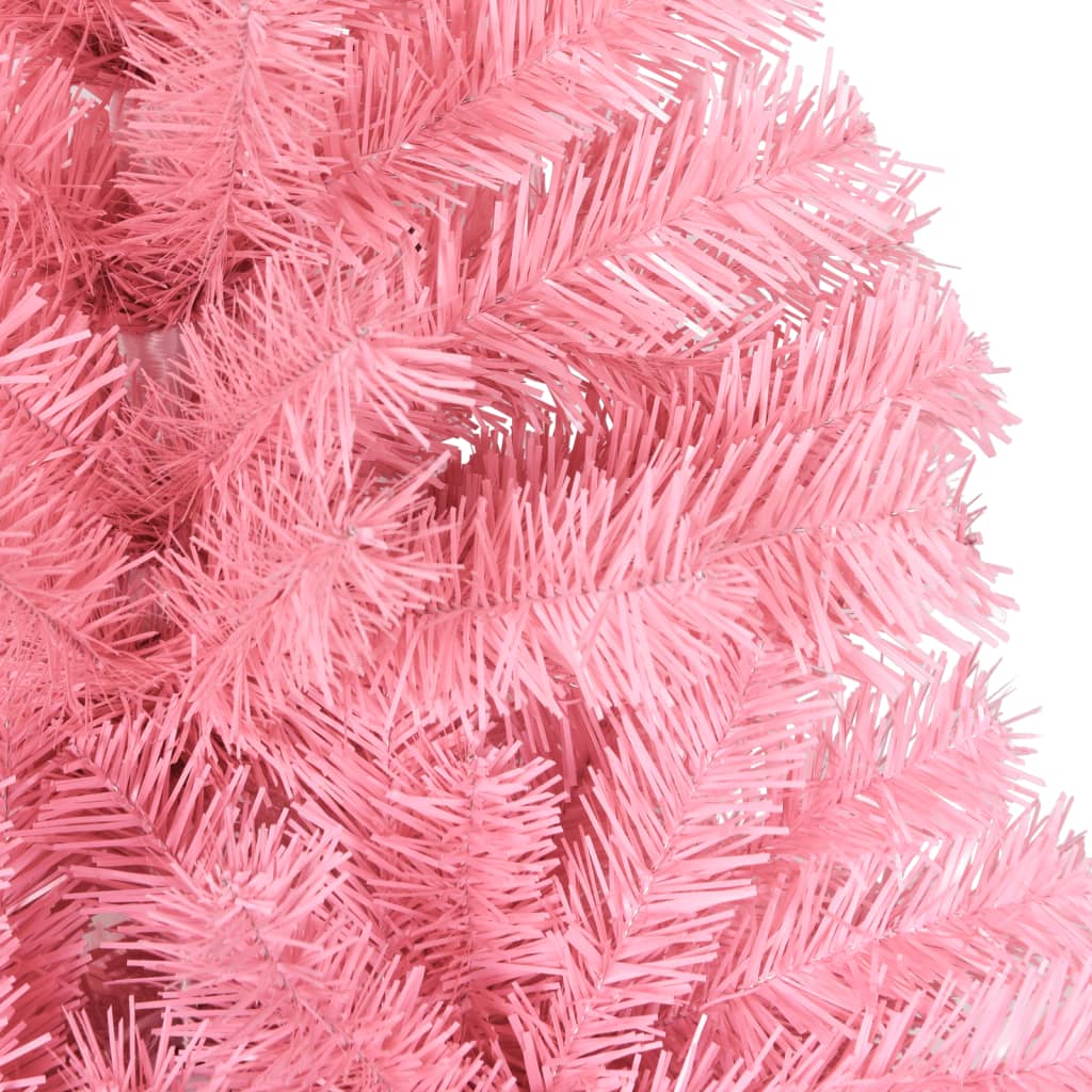 Árbol de Navidad fantasía 230 ramas rosa Ø65x120 cm