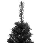 Árbol de Navidad fantasía 230 ramas negro Ø65x120 cm