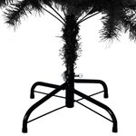 Árbol de Navidad fantasía 230 ramas negro Ø65x120 cm