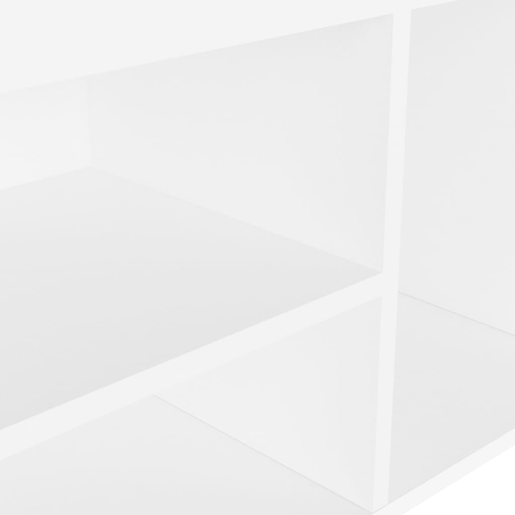 Banco zapatero Aleso 3 estantes + arcón blanco 47x80x30 cm