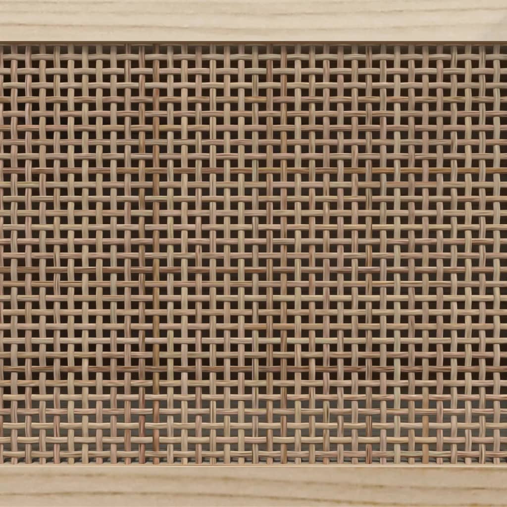 Mueble bajo de TV Beka 2 estantes + 1 puerta negro/natural 40x80x30 cm