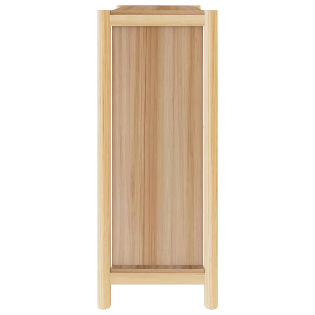 Mueble Zapatero África 2 puertas natural 80x57,5x33 cm