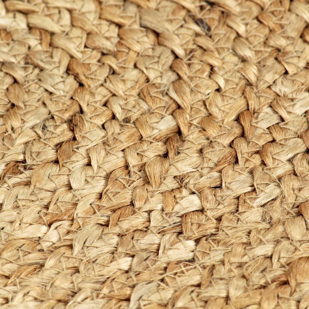 Pack de 4 manteles individuales de yute natural Ø38 cm