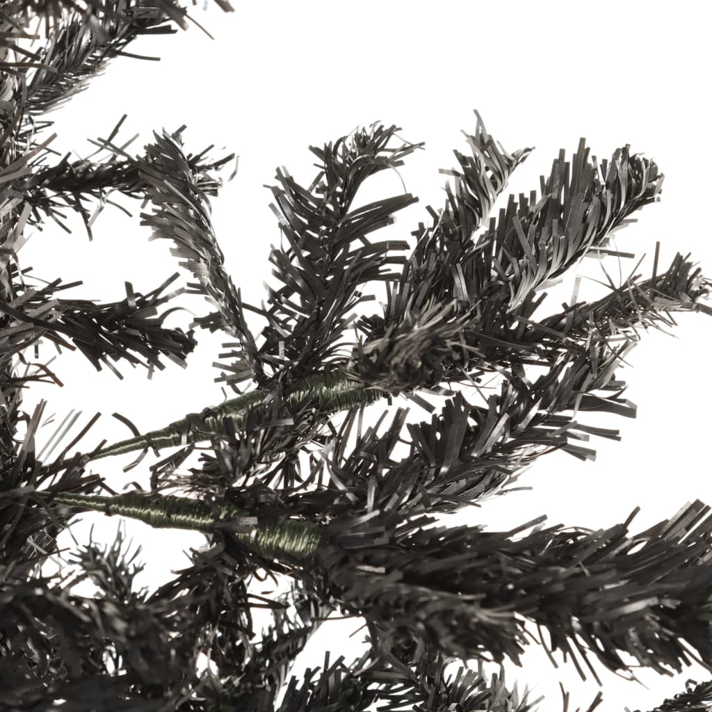 Árbol de Navidad 435 ramas flexibles negro Ø55x210 cm