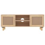 Mueble bajo de TV Beka 2 estantes + 2 puertas natural 40x130x30 cm