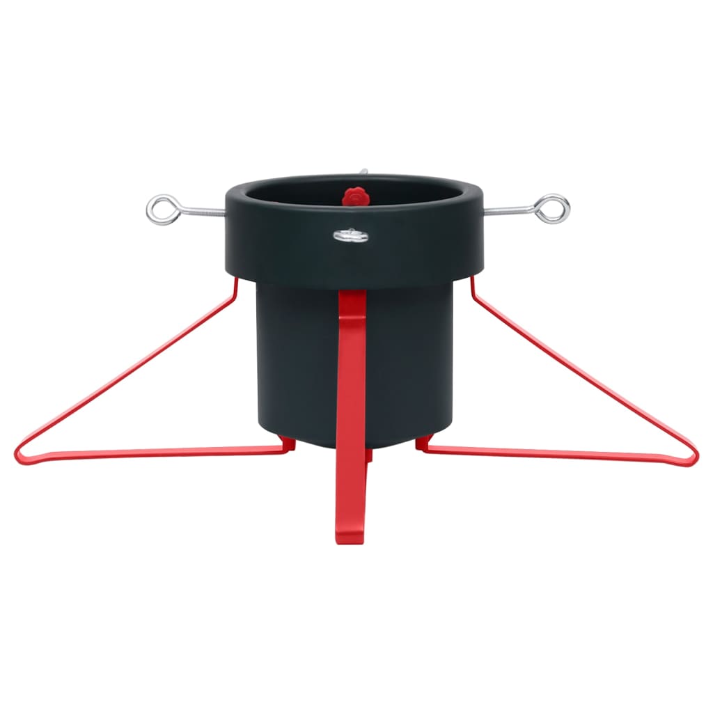Soporte para árbol de Navidad 4 pernos verde/rojo 19x46x46 cm