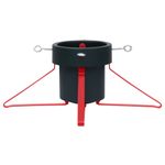 Soporte para árbol de Navidad 4 pernos verde/rojo 19x46x46 cm