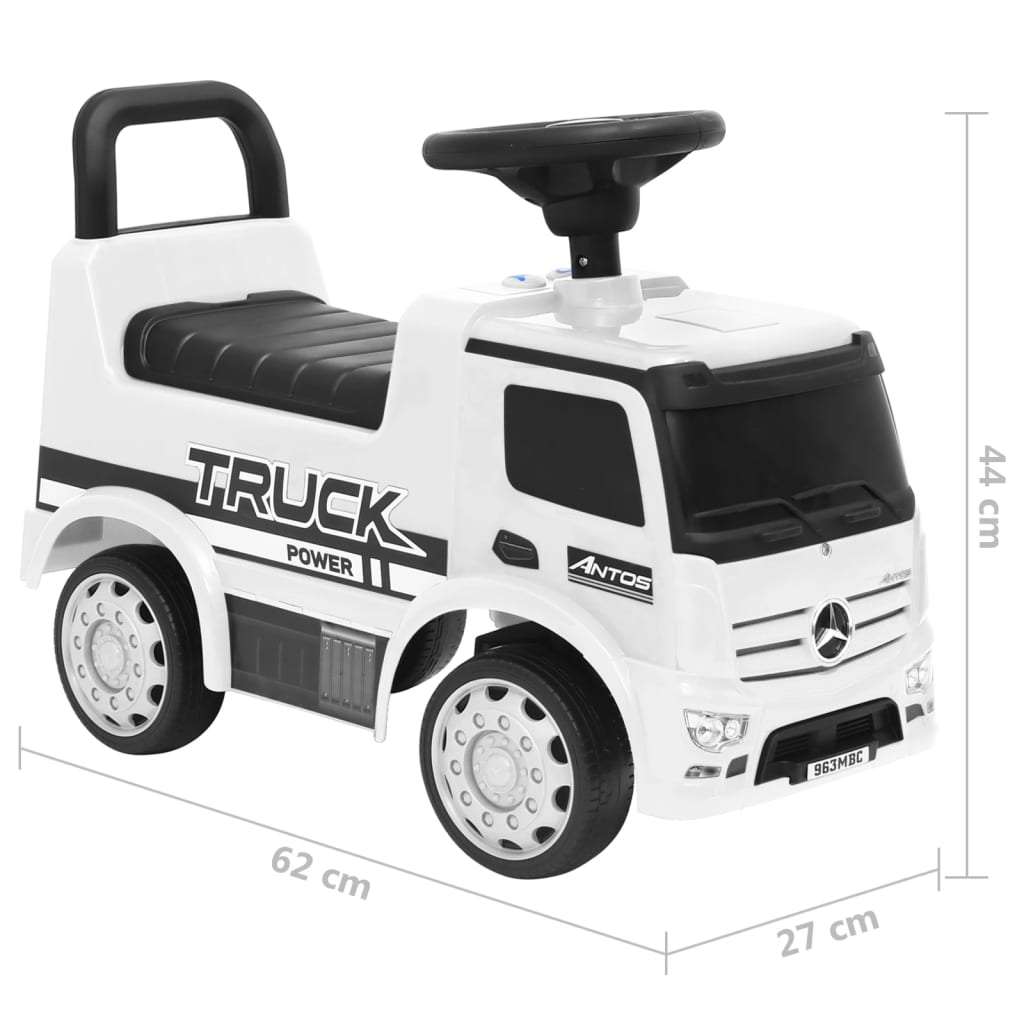 Camión infantil Mercedes-Benz Truck blanco 12-36 meses