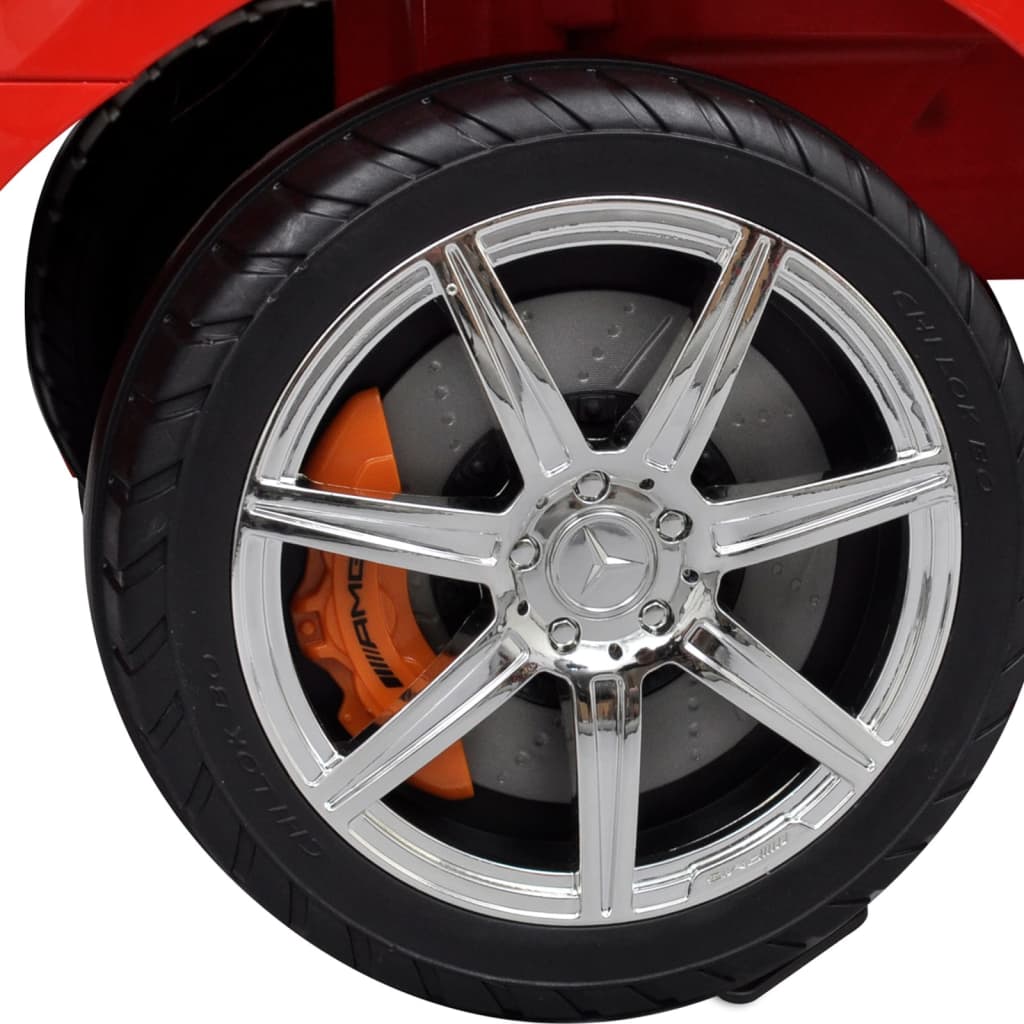 Cochecito infantil Merxo empuje con volante musical +2A rojo 38,4x66,2x28,7 cm ruedas