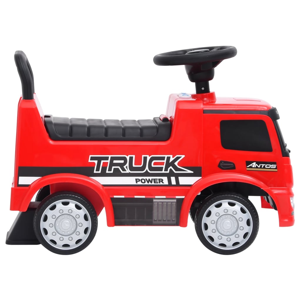 Camión correpasillos Mercedes-Benz rojo 12-36 meses