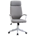 Silla de oficina Nice Vinsetto altura ajustable gris 112-120x63x65 cm