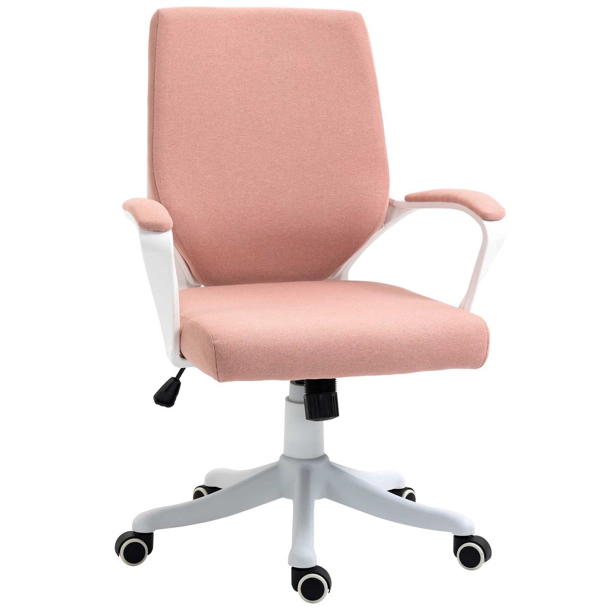 Silla de escritorio Bosque Vinsetto altura ajustable rosa 92-100x62x69 cm