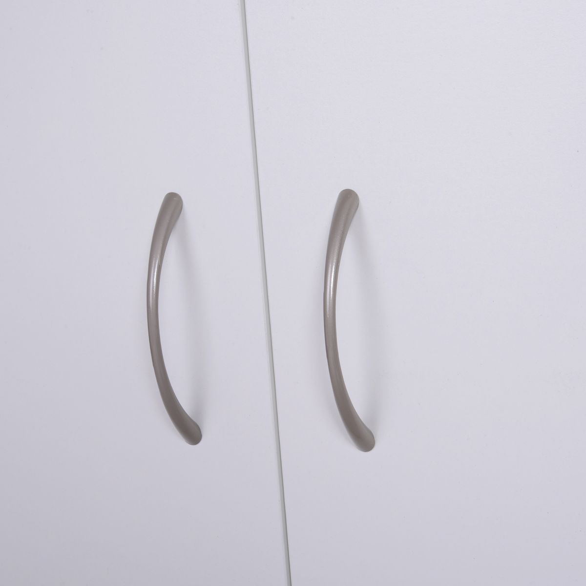 Armario zapatero Djabu Homcom 5 estantes ajustables + armario blanco/natural 91x80x32 cm