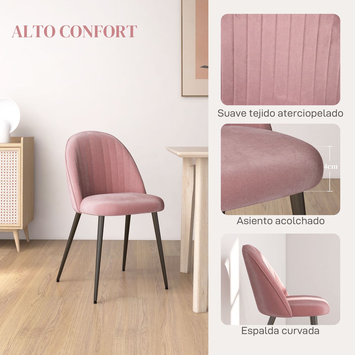 Pack-de-2-sillas-Herton-Homcom-tapizado-terciopelo-rosa-83x50x52-cm