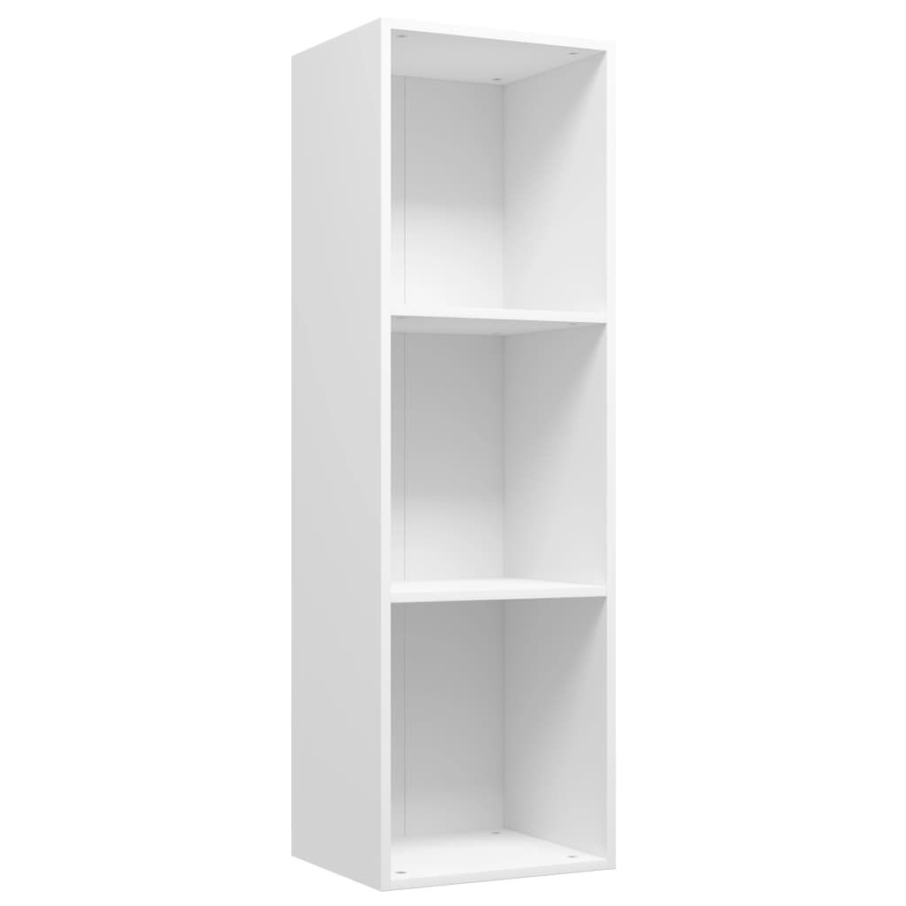 Estantería Gorki 3 niveles blanco 114x36x30 cm
