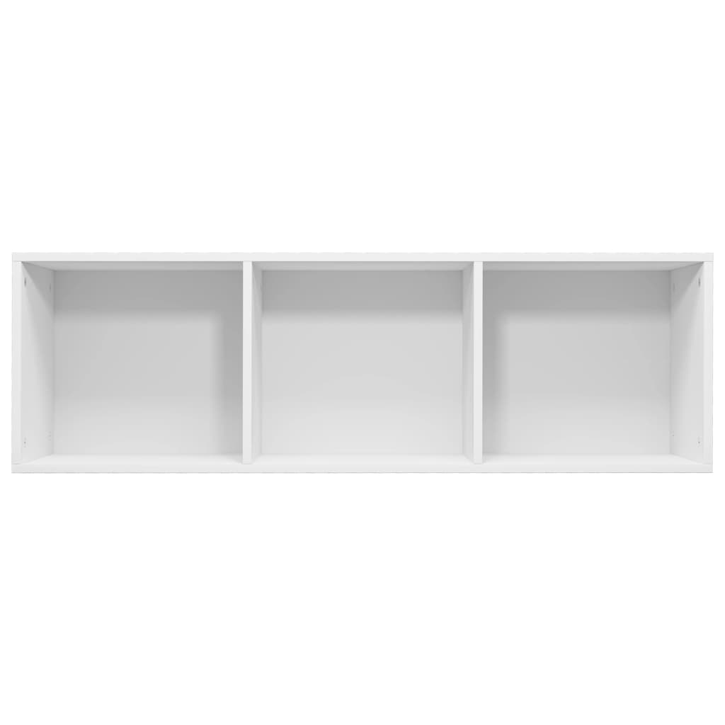 Estantería Gorki 3 niveles blanco 114x36x30 cm