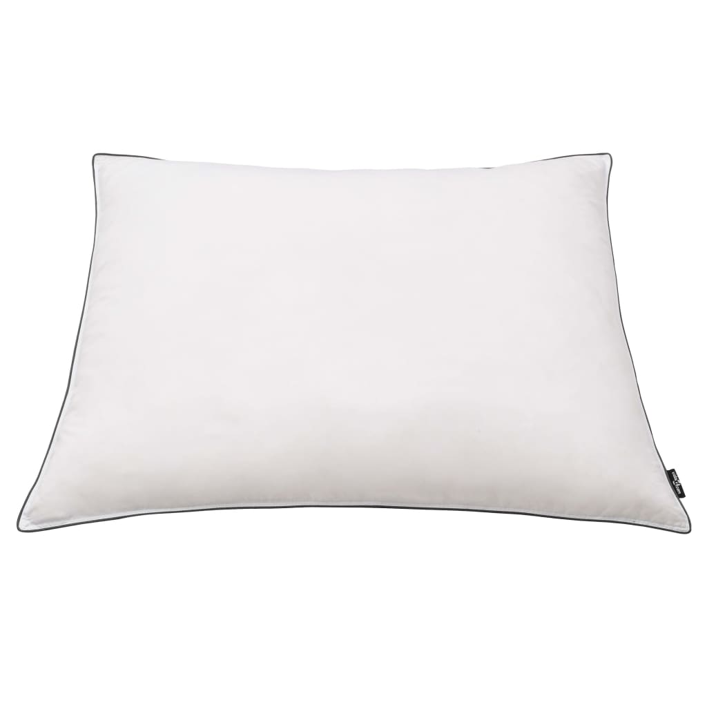 Pack de 2 almohadas de plumón consistencia ligera blanco 70x60 cm