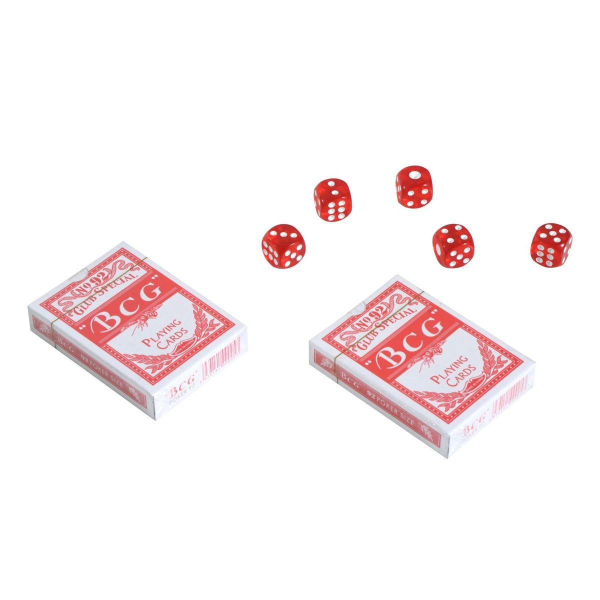 Maletín de póker Homcom 500 fichas 5 dados + 2 barajas + 1 ficha crupier multicolor 6,5x55,5x22 cm