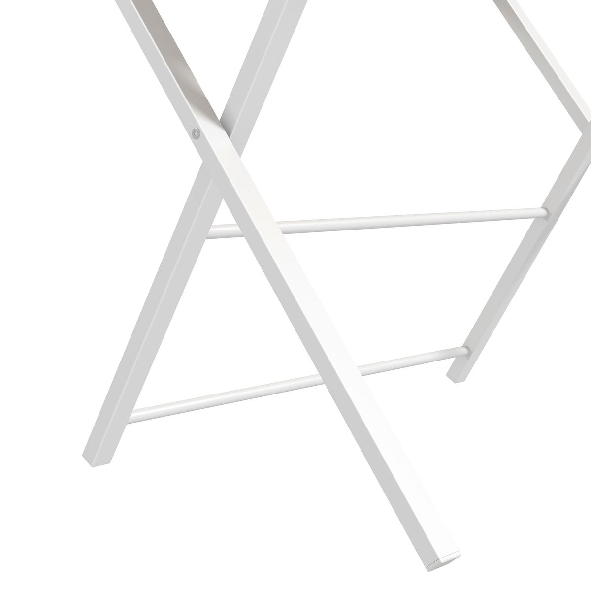 Escritorio Botel Homcom pregable con estante blanco/natural 84x81,5x70 cm