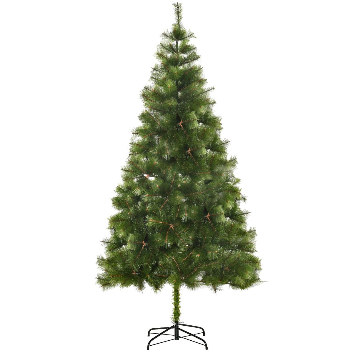 Árbol de Navidad Homcom tipo pino 505 ramas verde 210 cm