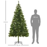 Árbol de Navidad Homcom tipo pino 505 ramas verde 210 cm