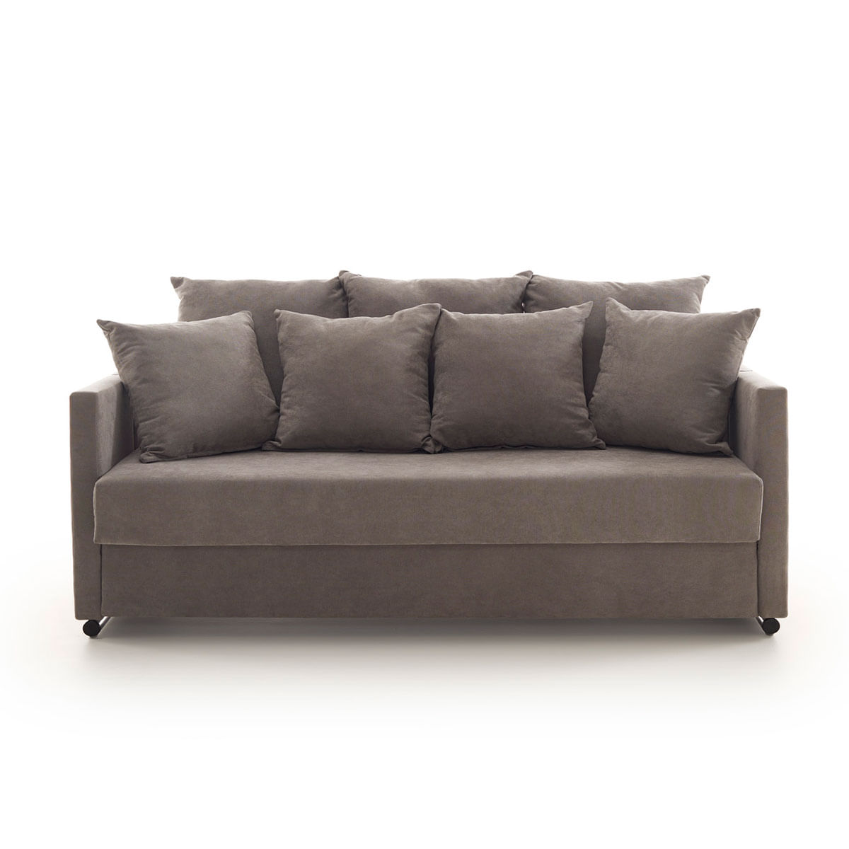 Sofá cama Miami 3 plazas convertible en litera con 2 camas gris 105x200x95 cm