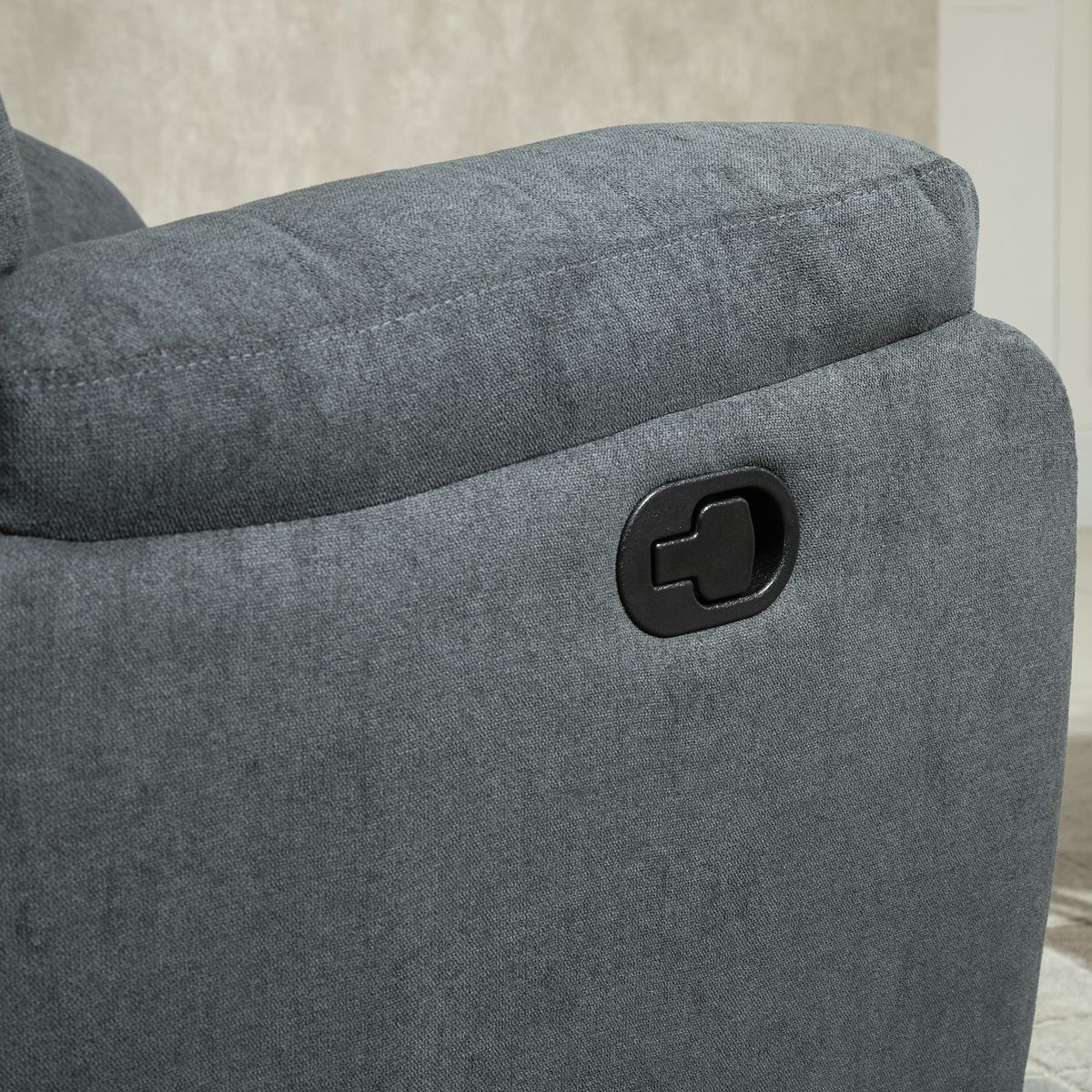 Sillón Olite reclinable extra acolchado gris 105,5x97x96 cm