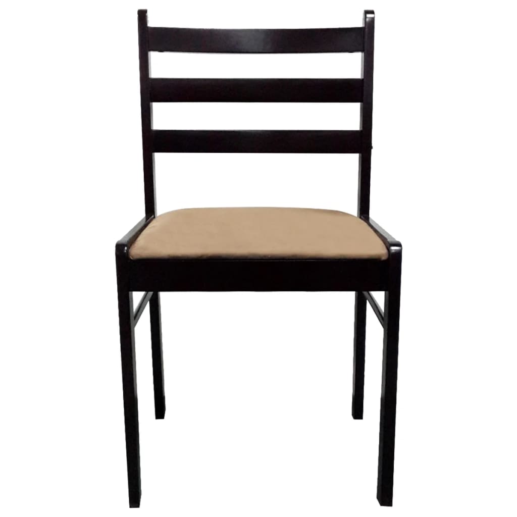 Pack de 2 sillas de comedor Ocotal negro 81x44x45 cm