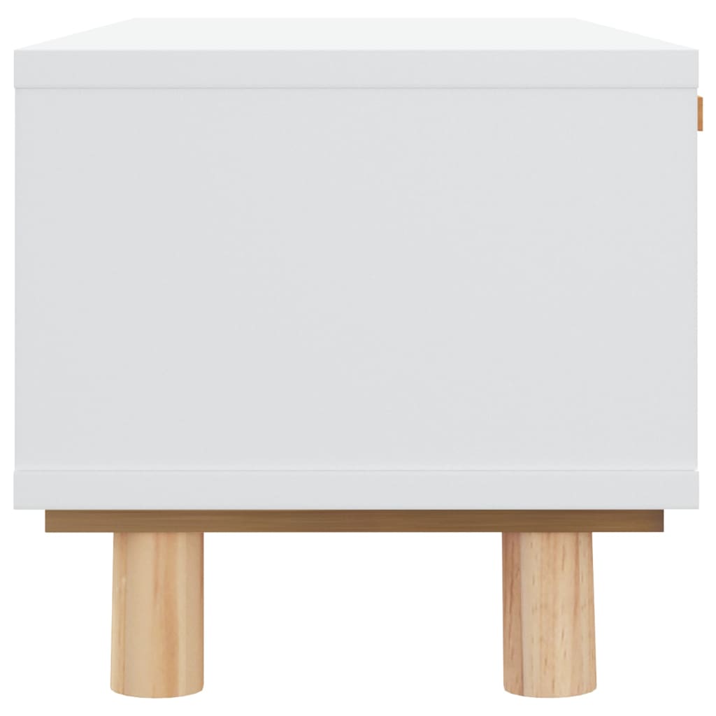 Mesa de centro Aomori 3 cajones blanco/natural 30x80x40 cm