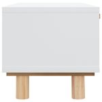 Mesa de centro Aomori 3 cajones blanco/natural 30x80x40 cm