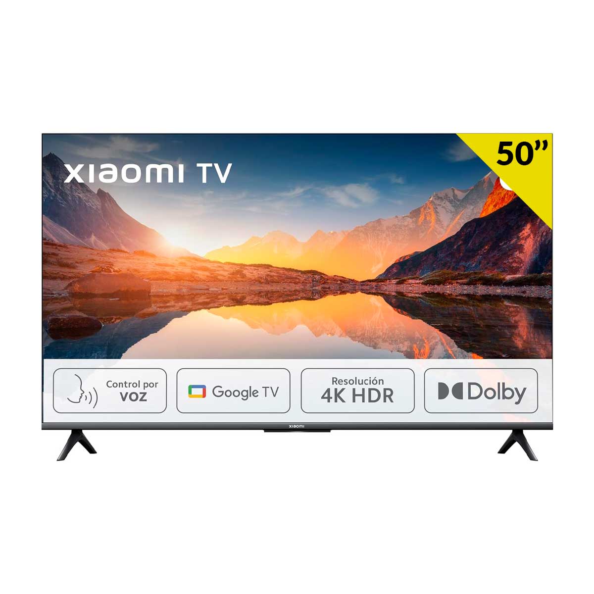 Televisor Smart TV Xiaomi Mi TV A 50 2025 4K UHD LED 50’’ Google TV F negro