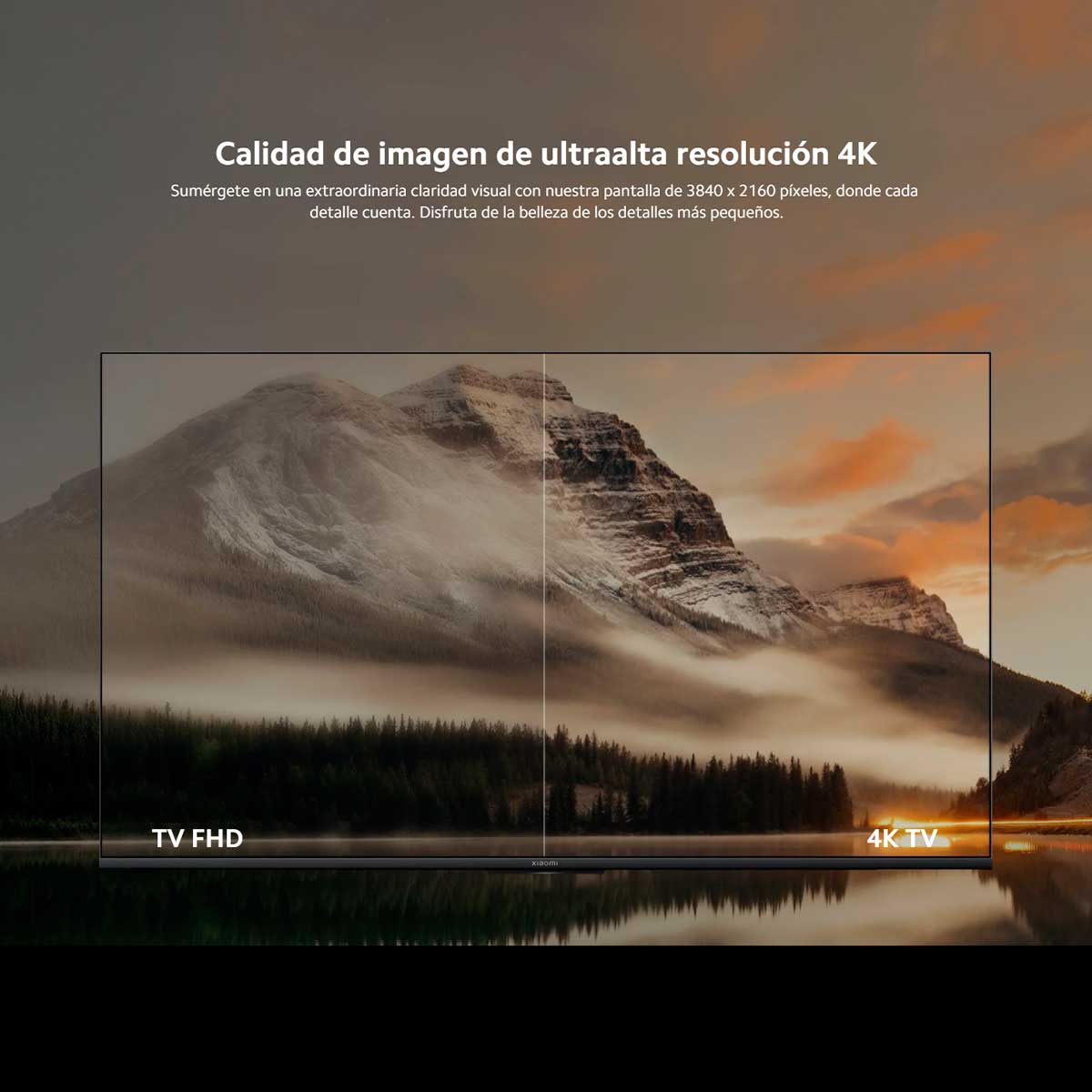 Televisor Smart TV Xiaomi Mi TV A 50 2025 4K UHD LED 50’’ Google TV F negro
