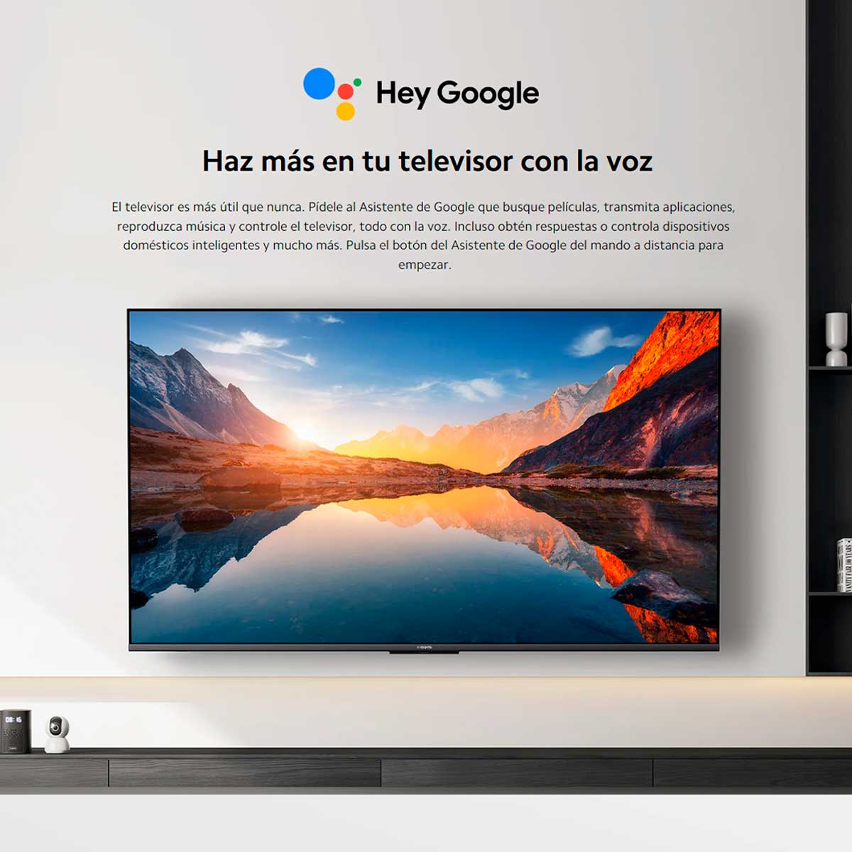 Televisor Smart TV Xiaomi Mi TV A 50 2025 4K UHD LED 50’’ Google TV F negro