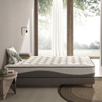 Colchon-viscoelastico-Clean-Plus-nucleo-HR-alta-densidad-blanco-28-cm-lateral