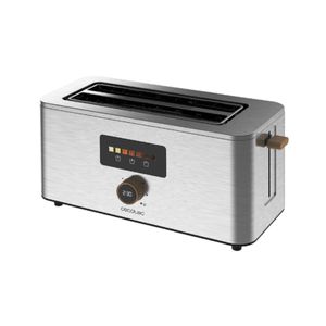 Tostador Cecotec Touch&Toast Extra Double 1500W 2 ranuras largas acero inox