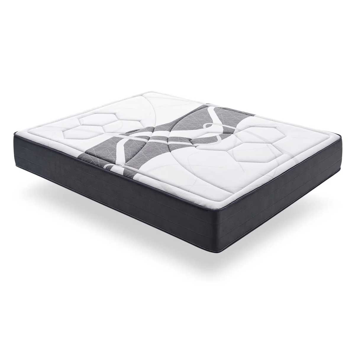 Colchón viscoelástico Luxury Memory Grafeno núcleo HR con visco Grafeno blanco 30 cm