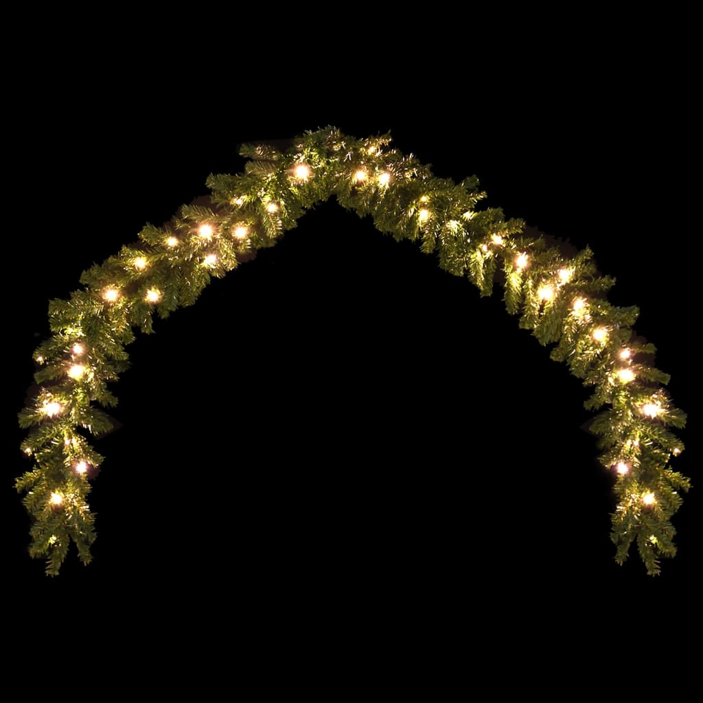 Guirnalda de Navidad 900 ramas 150 LEDs 8 efectos verde 10 m