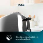 Tostador Cecotec Toastin' time 1500 1500W 2 ranuras inox