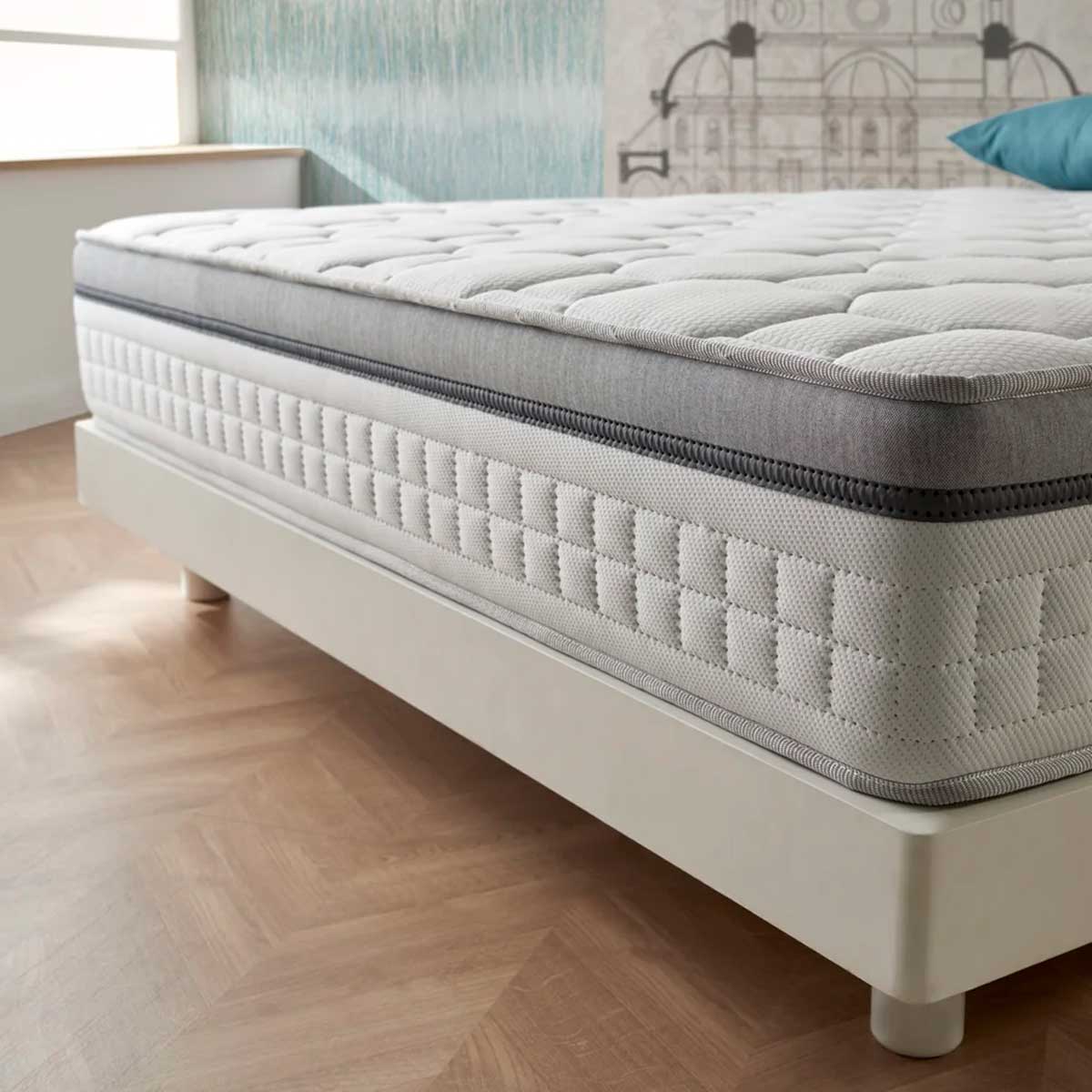 Colchón Royal Spring Confort muelles ensacados Spring Pocket Pression Control System blanco 31 cm
