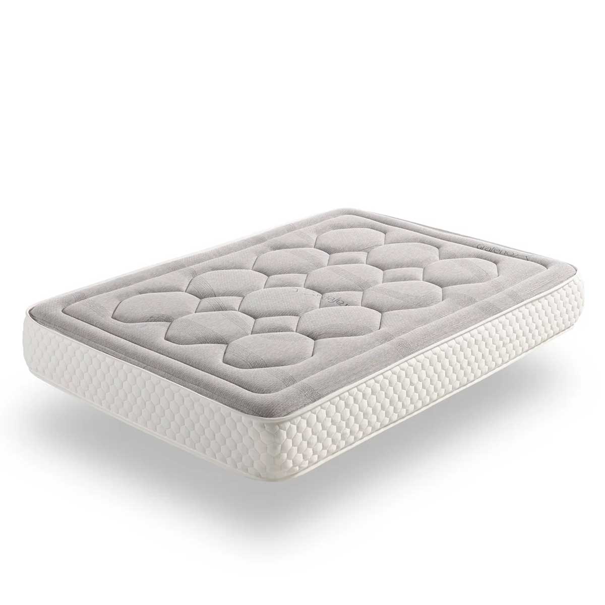 Colchón visco Natur Grafeno núcleo HR Bio Confort Plus antiestrés gris 28 cm
