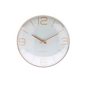 Reloj de pared Alu bulgy marco metálico 30 cm