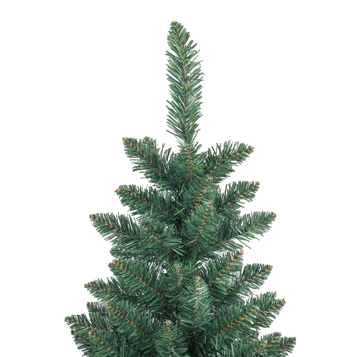 Árbol de Navidad Homcom 479 ramas base plegable verde Ø65x180 cm