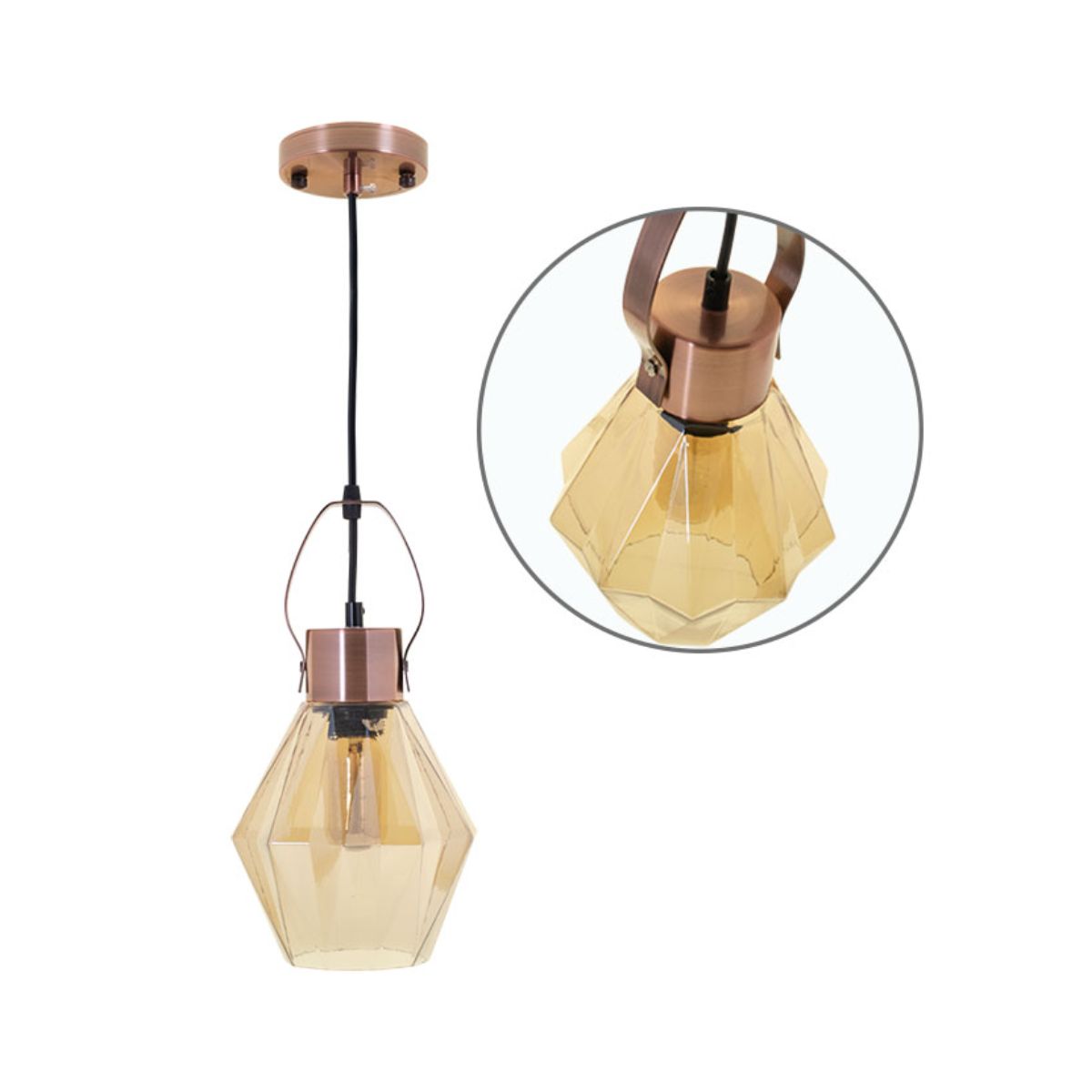 Lampara-de-techo-Ziva-Lumit-60W-altura-regulable-bronce-Ø18-cm-detalle