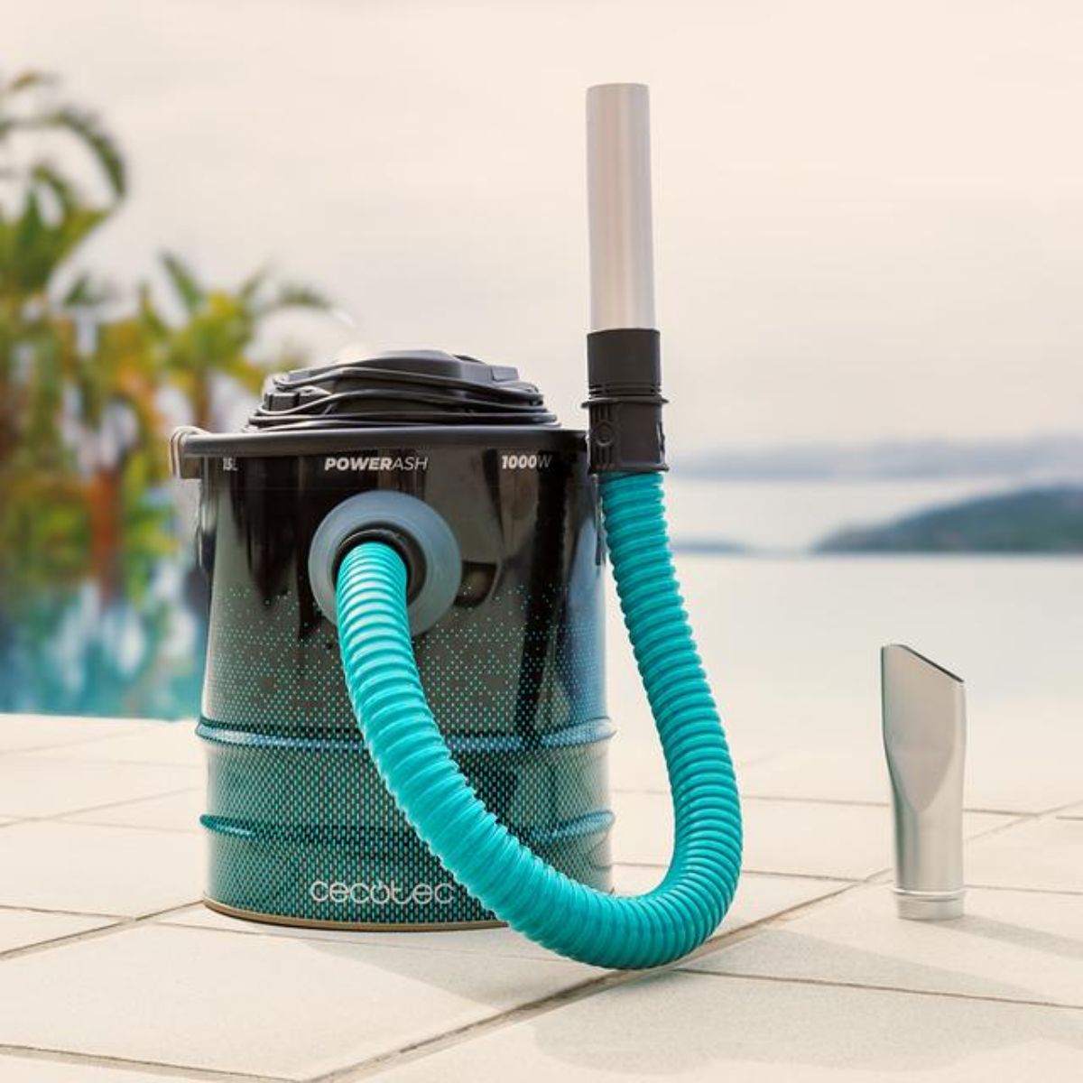 Aspirador de cenizas Cecotec Conga Ash 3000 Home 1000W 15L 15kPa acero inox