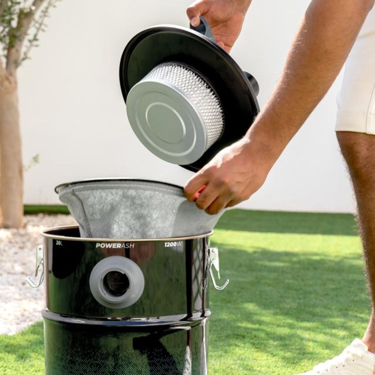 Aspirador de cenizas Cecotec Conga Ash 4000 Home 1200W 20L 18kPa acero inox filtro