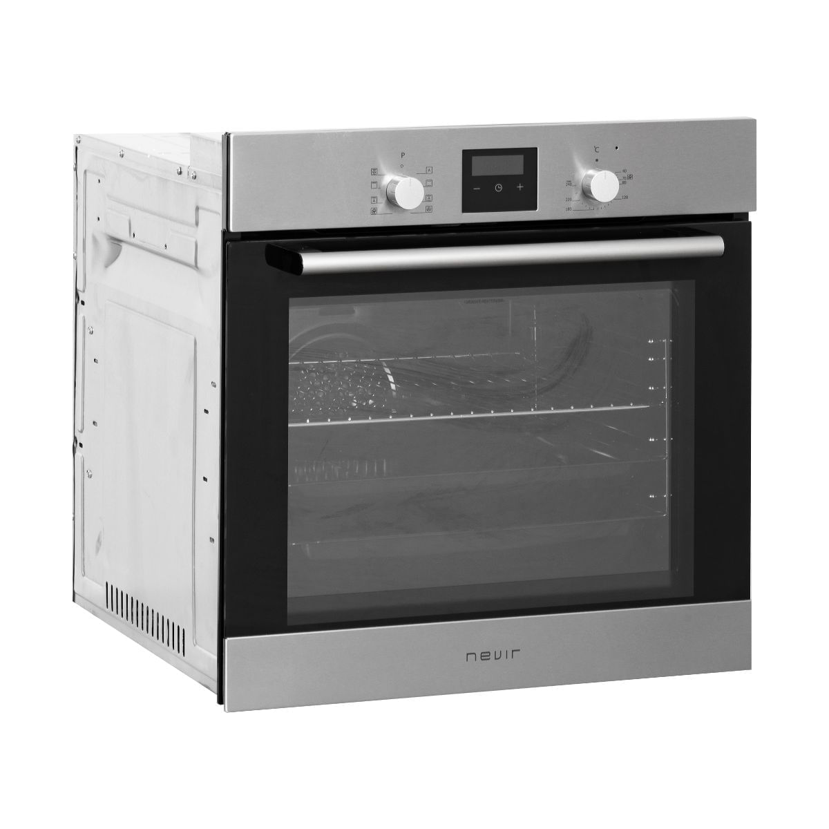 Horno eléctrico Nevir NVR-HED8-60L 2400W 60L A inox 59,5 cm lateral