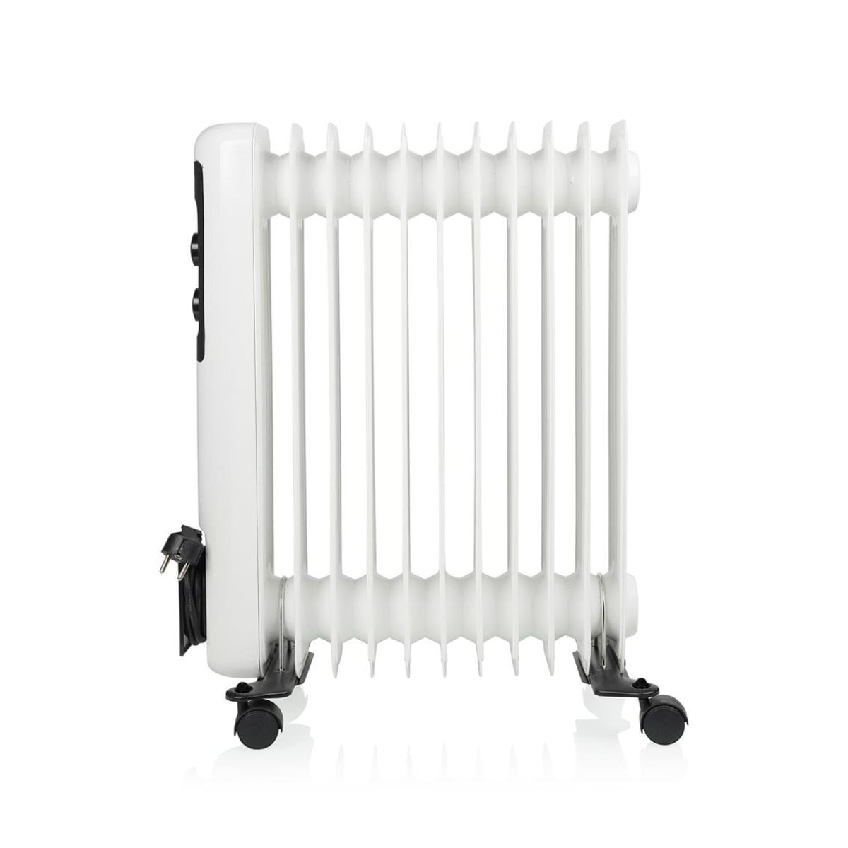 Radiador de aceite Tristar KA-5181 2000W 11 elementos con ruedas blanco 60x23x51 cm perfil