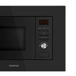 Microondas integrable Infiniton IMW-20BTN 800W 20L con grill negro control