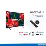 Televisor Smart TV Daewoo D50DM55UQPMS 50’’ 4K UHD QLED Android 11 E negro aplicaciones