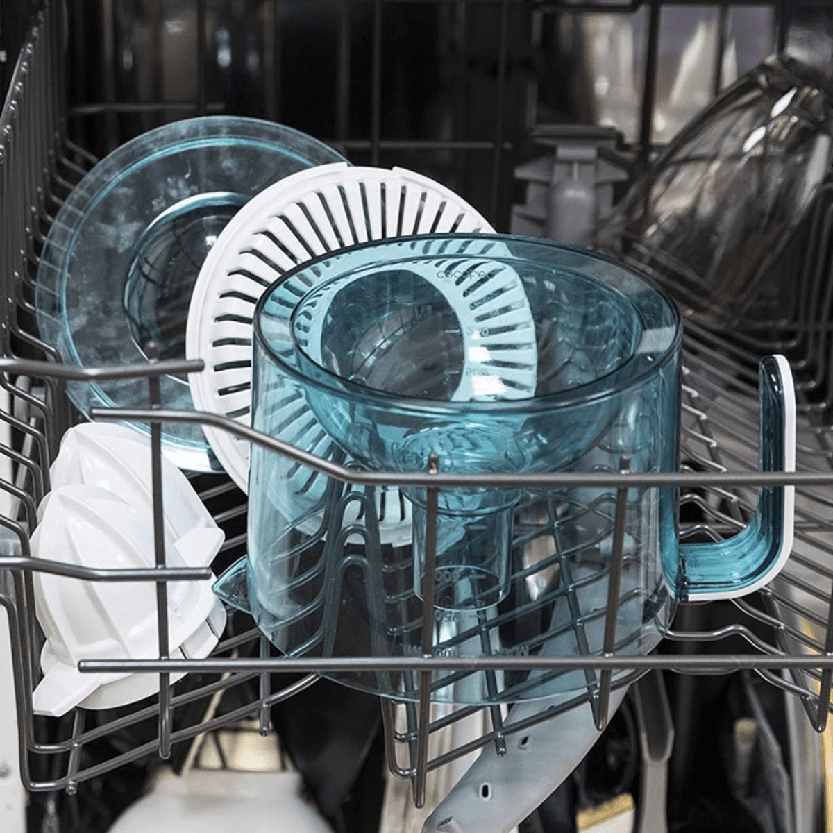 Exprimidor eléctrico Cecotec ZitrusEasy 40W filtro BPA azul/blanco apto lavavajillas